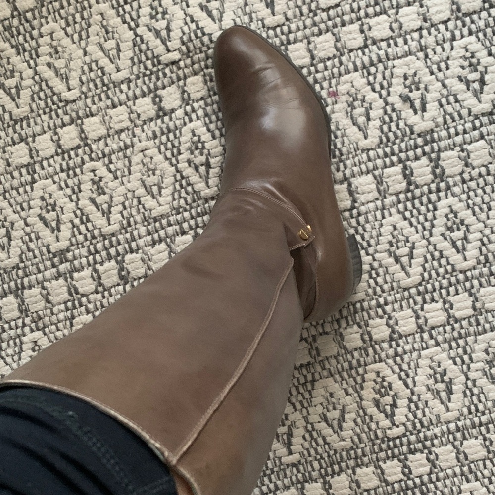 Salvatore Ferragamo Brown Heeled Boots